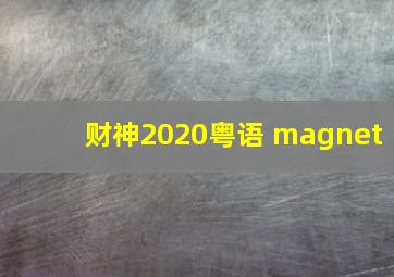 财神2020粤语 magnet